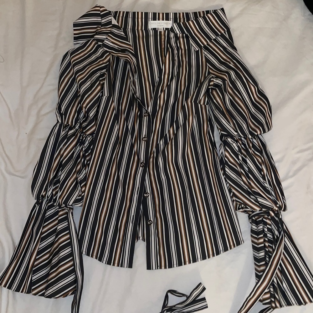 Caroline Constas Bell Sleeved Blouse
